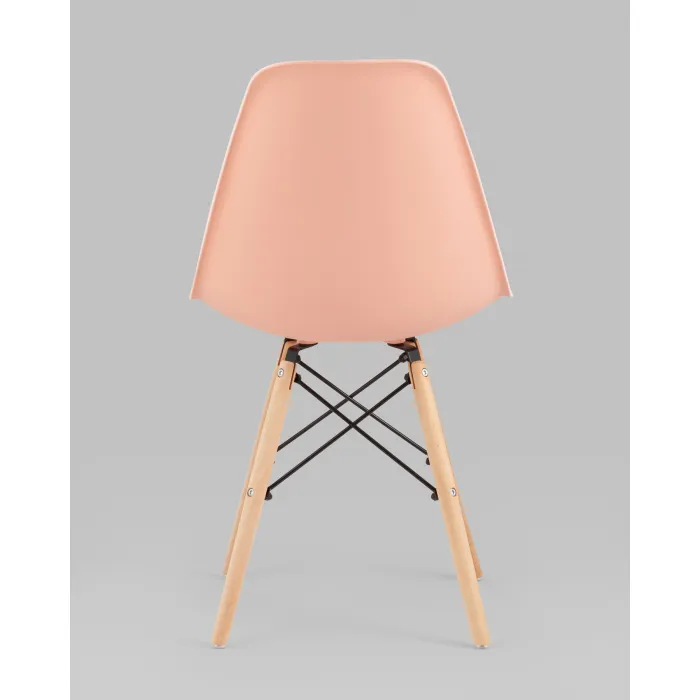 Стул Eames Style DSW персиковый x4 (разборный каркас) Stool Group УТ000039377 от ImperiumLoft