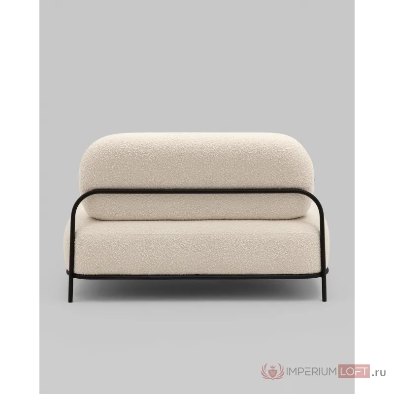 Диван Стоун new букле молочный Stool Group УТ000040250 от ImperiumLoft