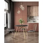 Стол круглый EAMES DSW NEW D80 черный Stool Group УТ000039067