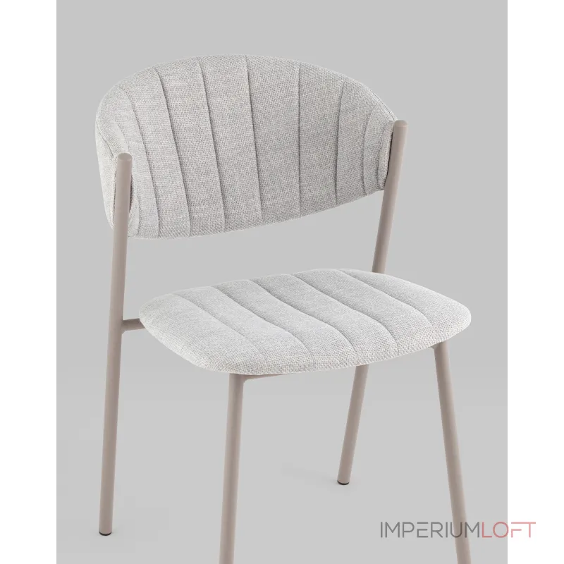 Стул Харпер рогожка серо-голубой каркас серый матовый Stool Group УТ000038934 от ImperiumLoft Стул Харпер рогожка серо-голубой каркас серый матовый Stool Group УТ000038934 от ImperiumLoft