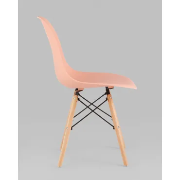 Стул Eames Style DSW персиковый x4 (разборный каркас) Stool Group УТ000039377 от ImperiumLoft