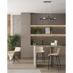 Стул барный Vault экокожа светло-серый Stool Group УТ000039349 от ImperiumLoft
