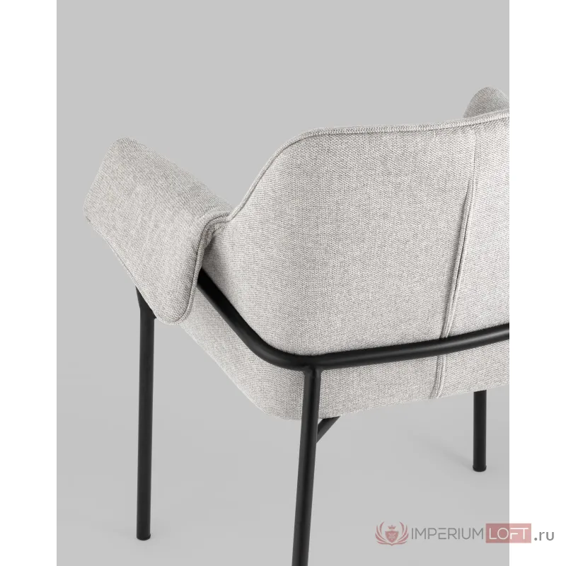 Кресло Бесс рогожка светло-серый 2 шт. Stool Group УТ000037185 от ImperiumLoft