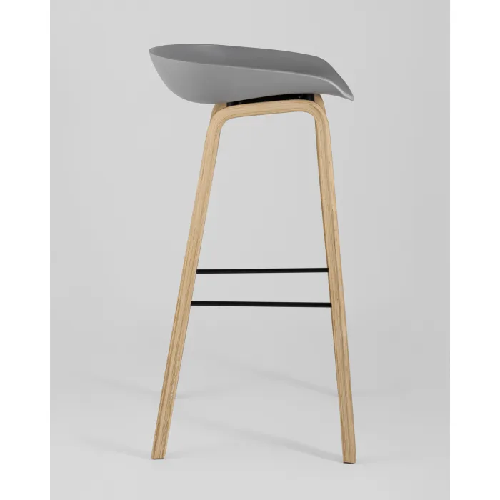 Стул барный LIBRA СЕРЫЙ 2 шт Stool Group УТ000038345 от ImperiumLoft