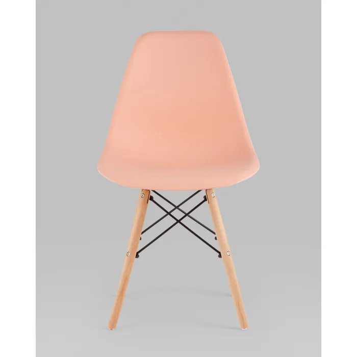 Стул Eames Style DSW персиковый x4 (разборный каркас) Stool Group УТ000039377 от ImperiumLoft