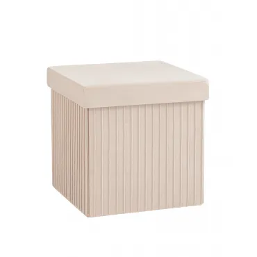 Пуф складной с ящиком Store Square бежевый Stool Group УТ000038974
