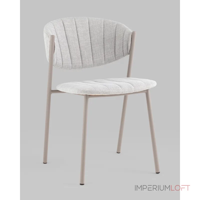 Стул Харпер рогожка серо-голубой каркас серый матовый Stool Group УТ000038934 от ImperiumLoft Стул Харпер рогожка серо-голубой каркас серый матовый Stool Group УТ000038934 от ImperiumLoft