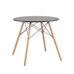 Стол круглый EAMES DSW NEW D80 черный Stool Group УТ000039067