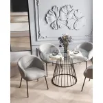 Стол обеденный Ливерпуль 120*120 стекло Stool Group УТ000038550