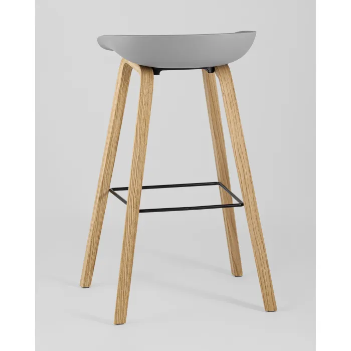 Стул барный LIBRA СЕРЫЙ 2 шт Stool Group УТ000038345 от ImperiumLoft