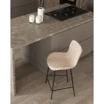 Стул барный Vault экокожа светло-серый Stool Group УТ000039349 от ImperiumLoft