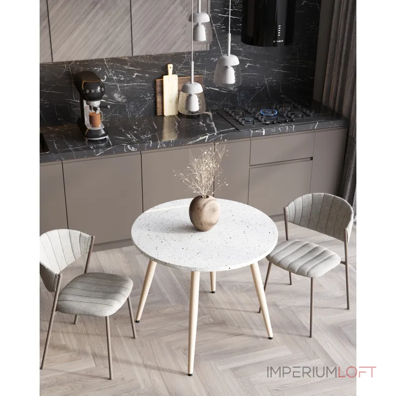 Стул Харпер рогожка серо-голубой каркас серый матовый Stool Group УТ000038934 от ImperiumLoft Стул Харпер рогожка серо-голубой каркас серый матовый Stool Group УТ000038934 от ImperiumLoft