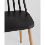 Стул Морган пластиковый черный 4 шт Stool Group УТ000037495