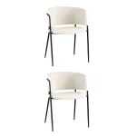 Стул Нэлли букле белый 2 шт. Stool Group УТ000037195 от ImperiumLoft