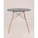 Стол круглый EAMES DSW NEW D80 черный Stool Group УТ000039067