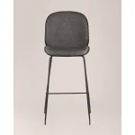 Стул барный Beetle PU со спинкой серый 2 шт Stool Group УТ000038313
