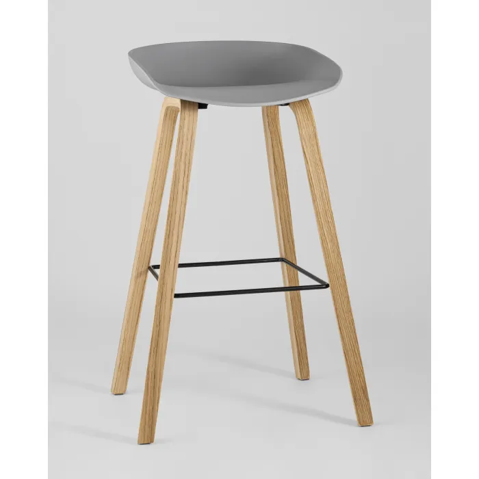 Стул барный LIBRA СЕРЫЙ 2 шт Stool Group УТ000038345 от ImperiumLoft