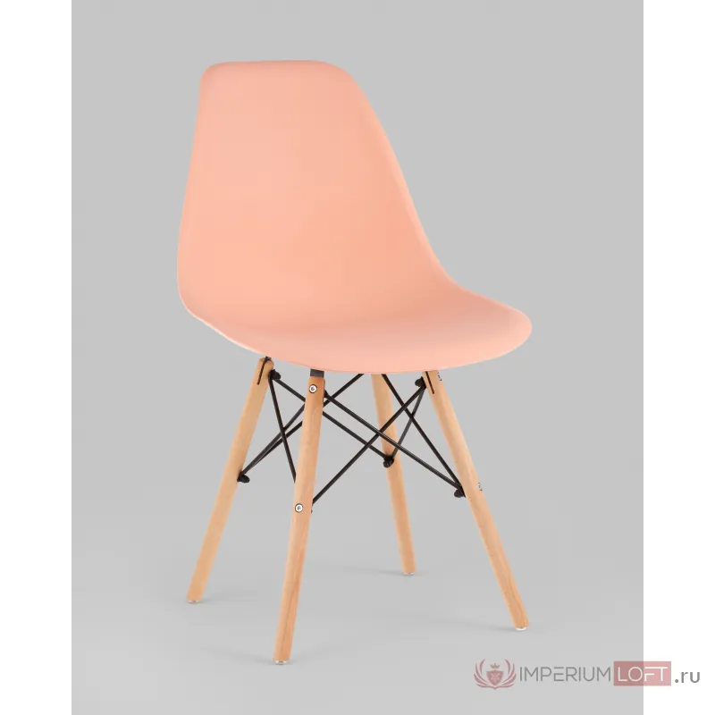 Стул Eames Style DSW персиковый x4 (разборный каркас) Stool Group УТ000039377 от ImperiumLoft