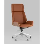 Кресло руководителя Crown SN коричневый Stool Group УТ000038531