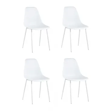 Стул KON белый 4 шт. Stool Group УТ000037265