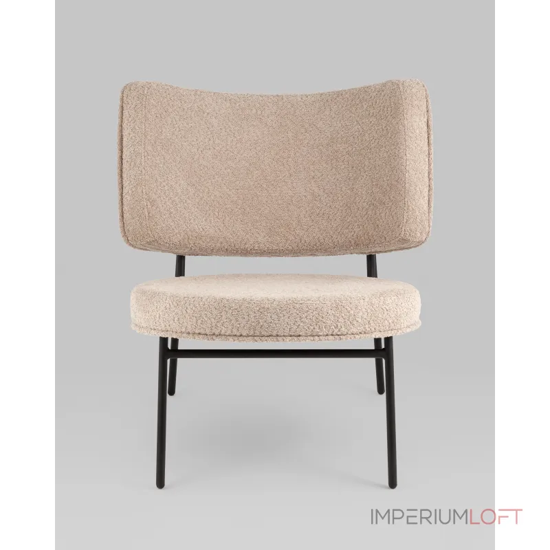 Кресло District Lounge букле капучино Stool Group УТ000039110 от ImperiumLoft Кресло District Lounge букле капучино Stool Group УТ000039110 от ImperiumLoft