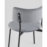 Стул Амелия велюр серо-голубой Stool Group УТ000039955