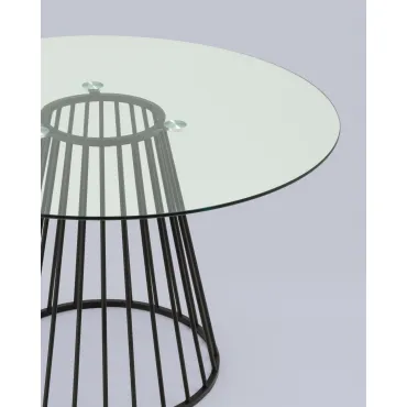 Стол обеденный Ливерпуль 120*120 стекло Stool Group УТ000038550 от ImperiumLoft