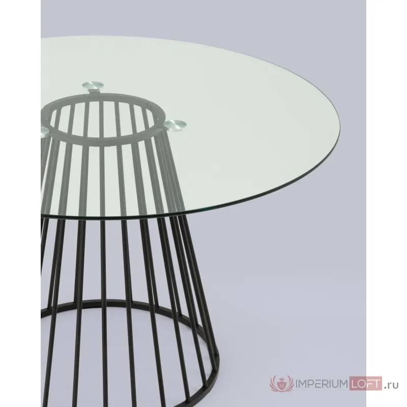 Стол обеденный Ливерпуль 120*120 стекло Stool Group УТ000038550 от ImperiumLoft