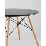 Стол круглый EAMES DSW NEW D80 черный Stool Group УТ000039067