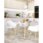 Стол обеденный OSLO 120*80 см белый Stool Group УТ000039321