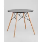 Стол круглый EAMES DSW NEW D80 черный Stool Group УТ000039067