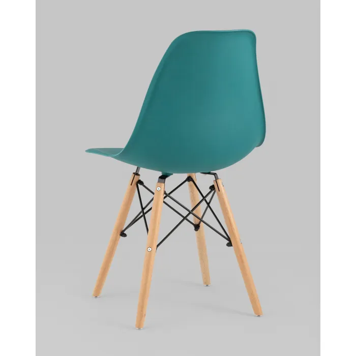 Стул Eames Style DSW темно-бирюзовый x4 (разборный каркас) Stool Group УТ000037611 от ImperiumLoft