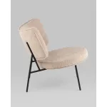 Кресло District Lounge букле капучино Stool Group УТ000039110 от ImperiumLoft