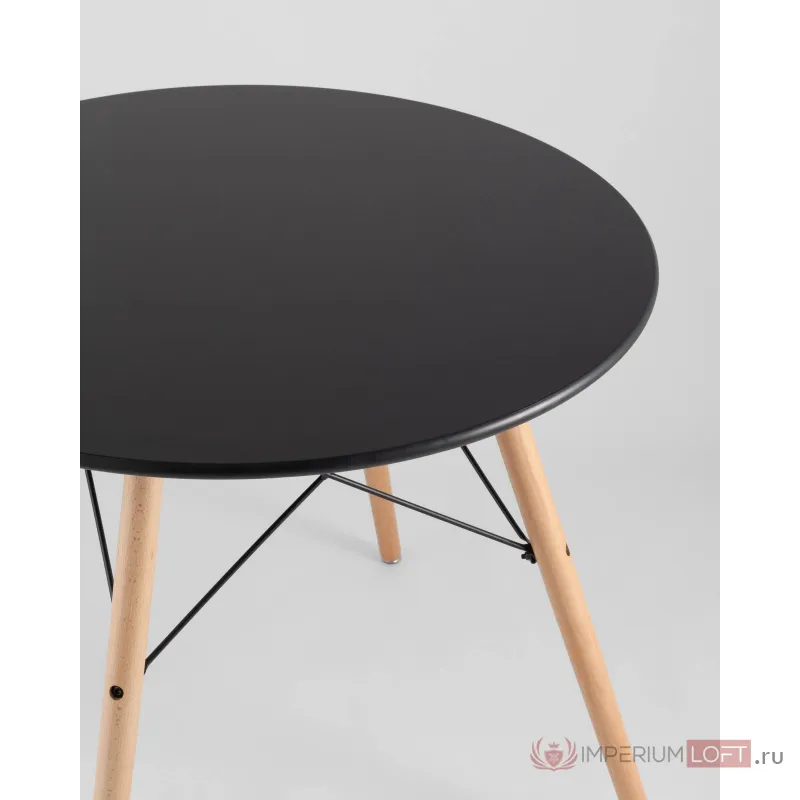Стол круглый EAMES DSW NEW D80 черный Stool Group УТ000039067 от ImperiumLoft