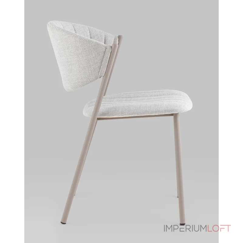 Стул Харпер рогожка серо-голубой каркас серый матовый Stool Group УТ000038934 от ImperiumLoft Стул Харпер рогожка серо-голубой каркас серый матовый Stool Group УТ000038934 от ImperiumLoft