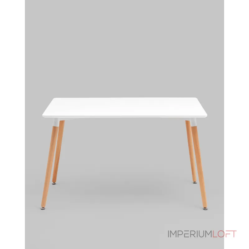 Стол обеденный OSLO 120*80 см белый Stool Group УТ000039321 Стол обеденный OSLO 120*80 см белый Stool Group УТ000039321