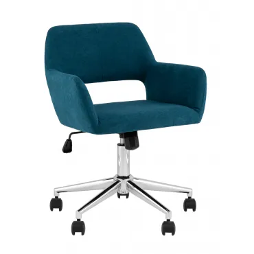 Стул офисный ROSS рогожка синий Stool Group УТ000039438