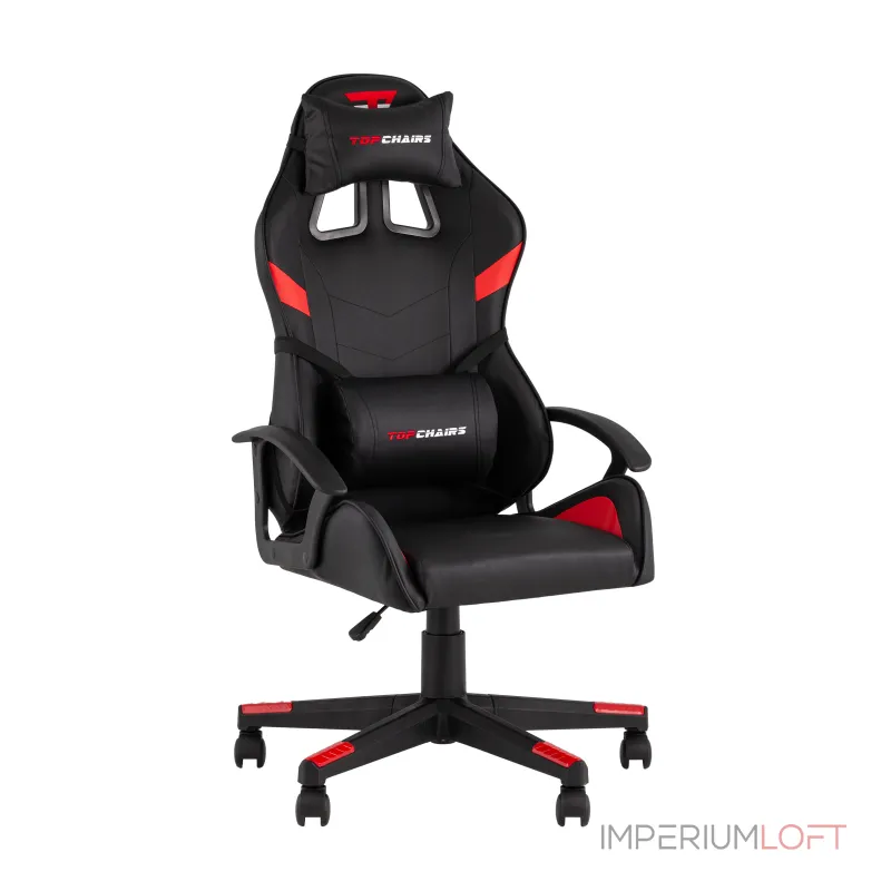 Кресло спортивное Warden черно-красный Stool Group УТ000039484 Кресло спортивное Warden черно-красный Stool Group УТ000039484