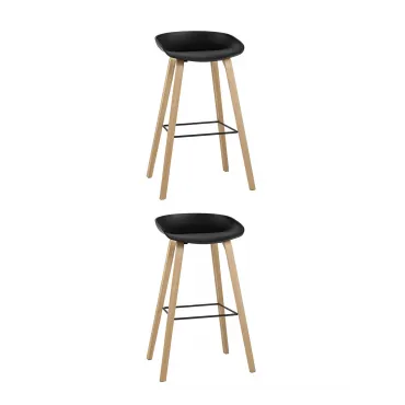 Стул барный LIBRA ЧЕРНЫЙ 2 шт Stool Group УТ000038343