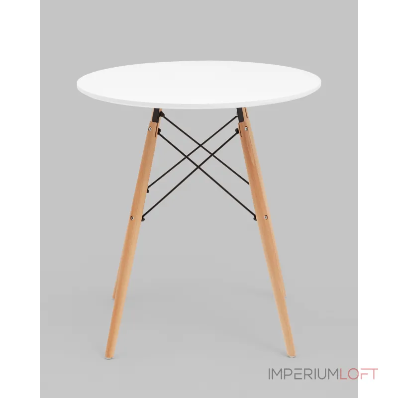 Стол круглый Eames DSW NEW D70 белый Stool Group УТ000038929 Стол круглый Eames DSW NEW D70 белый Stool Group УТ000038929