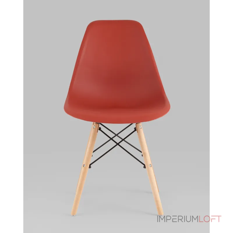Стул Eames Style DSW терракотовый (разборный каркас) Stool Group УТ000039374
