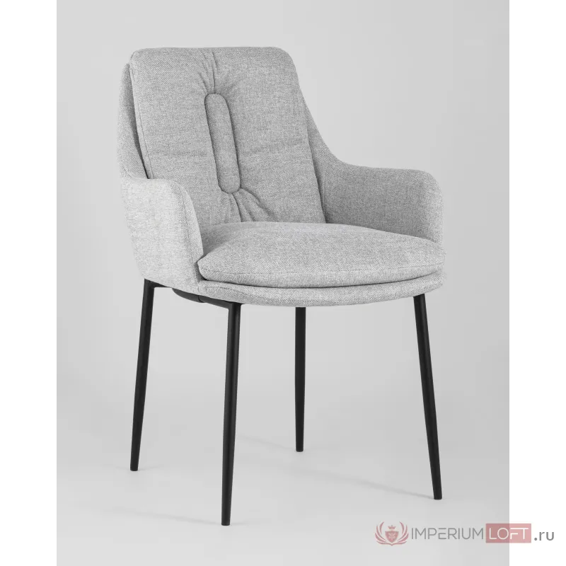 Кресло Саманта рогожка светло-серый 2 шт. Stool Group УТ000037197 от ImperiumLoft