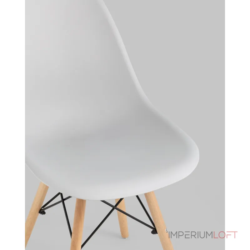 Стул Eames Style DSW светло-серый (разборный каркас) Stool Group УТ000037594