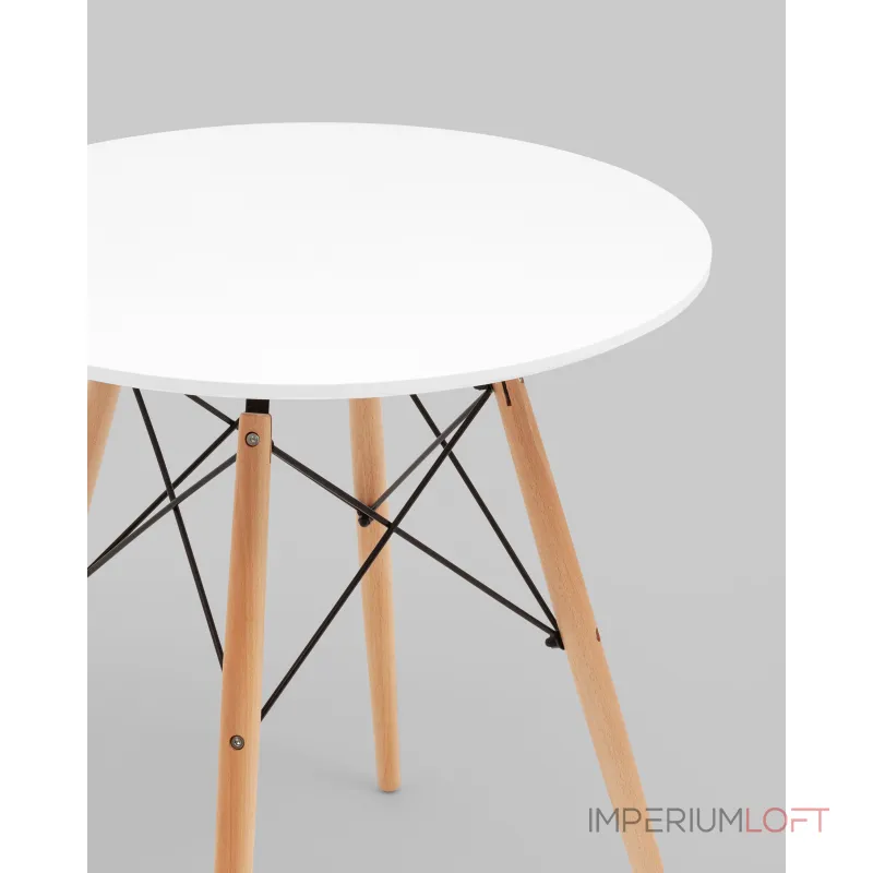 Стол круглый Eames DSW NEW D70 белый Stool Group УТ000038929 Стол круглый Eames DSW NEW D70 белый Stool Group УТ000038929