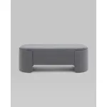 Банкетка Taks велюр серый Stool Group УТ000039119 от ImperiumLoft