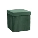 Пуф складной с ящиком Store Square зеленый Stool Group УТ000038971