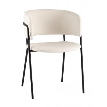 Кресло Нэлли New буклированный велюр белый Stool Group УТ000039980