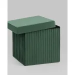 Пуф складной с ящиком Store Square зеленый Stool Group УТ000038971