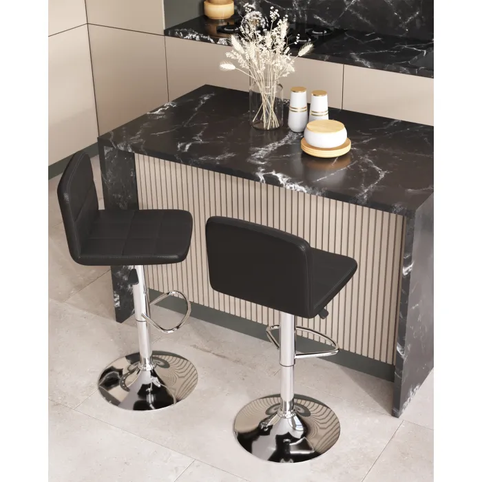 Стул барный Малави NEW черный NP 2 шт Stool Group УТ000039891 от ImperiumLoft