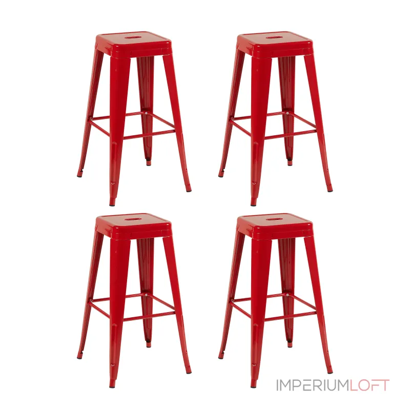 Стул барный 4шт Stool Group Tolix УТ000042399 Стул барный 4шт Stool Group Tolix УТ000042399